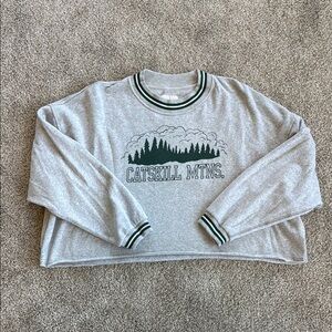 Gray Catskill Mountains Sweatshirt